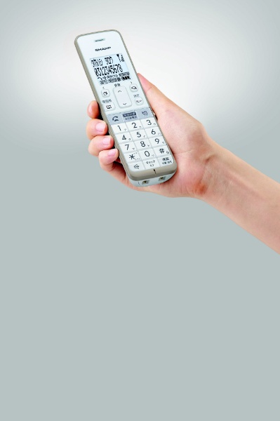 コードレス電話機 ホワイト JD-SF2CL-W [子機1台 /コードレス 