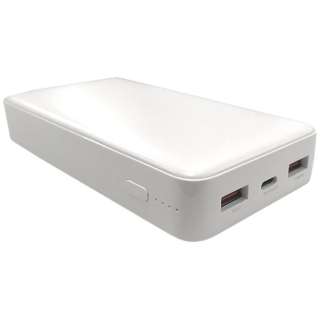 [d`E|}[oCobe[ 20000mAh tP[uF 35cm zCg L-20M-W [USB Power DeliveryEQuick ChargeΉ /3|[g]