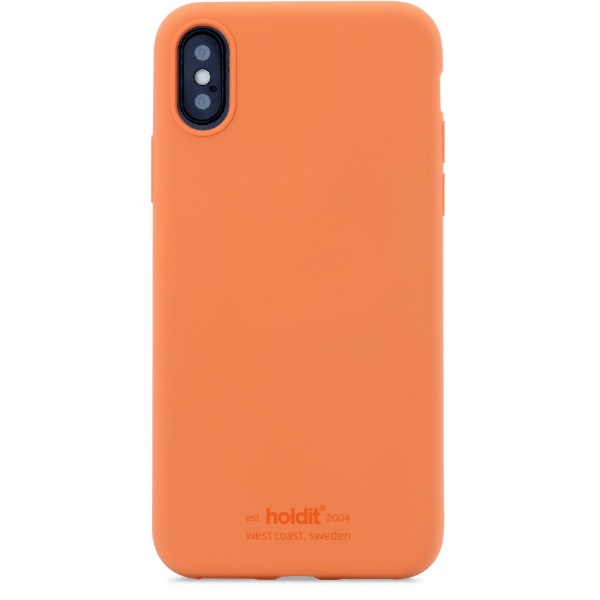 ビックカメラ.com - iPhoneX/Xs用 ソフトタッチシリコーンケース オレンジ ＨＯＬＤＩＴ オレンジ