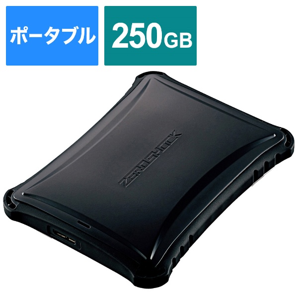ESD-ZSA0250GBK OtSSD USB-Aڑ PS5/PS4A^Ή(Chrome/iPadOS/iOS/Mac/Windows11Ή) ubN [250GB /|[^u^]