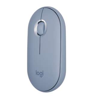 マウス Pebble ブルーグレー M350BL [光学式 /無線(ワイヤレス) /3ボタン /Bluetooth・USB]