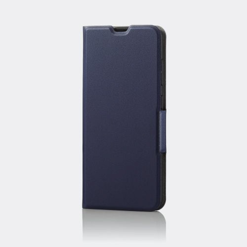 Galaxy A21 全店販売中 レザーケース 手帳型 UltraSlim PM-G204PLFUNV セール品 磁石付き ネイビー 薄型