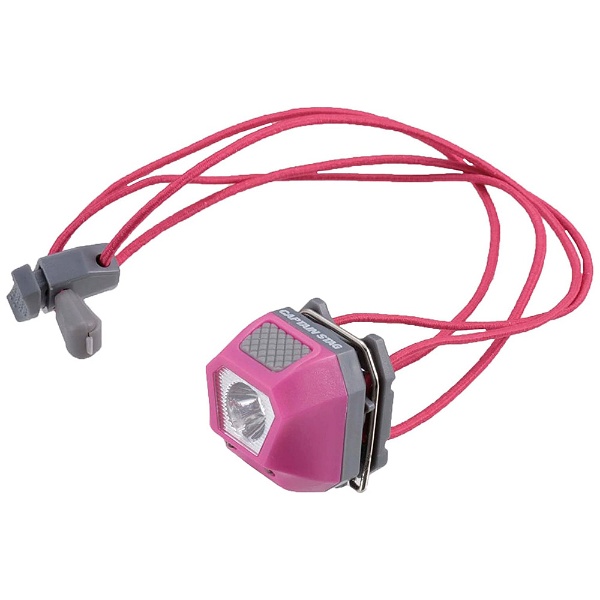  ミニデコ LEDヘッド&クリップライト(幅35×奥行30×高さ35mm/ピンク) UK-3011