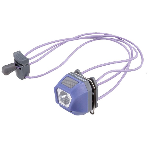  ミニデコ LEDヘッド&クリップライト(幅35×奥行30×高さ35mm/パープル) UK-3012