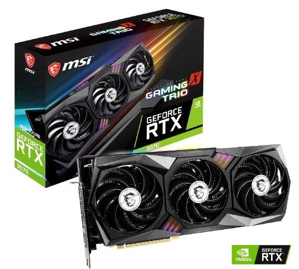 グラフィックボード GeForce RTX 3070 GAMING X TRIO [GeForce RTXシリーズ /8GB]