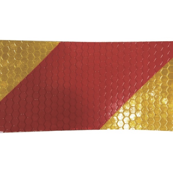セーフラン 高輝度反射テープ 赤黄 幅50mm×50m 14360 SAFERUN｜セーフラン安全用品 通販