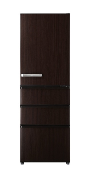 冷蔵庫 ダークウッドブラウン AQR-SV38K-T [4ドア /右開きタイプ /375L] [冷凍室 88L]《基本設置料金セット》