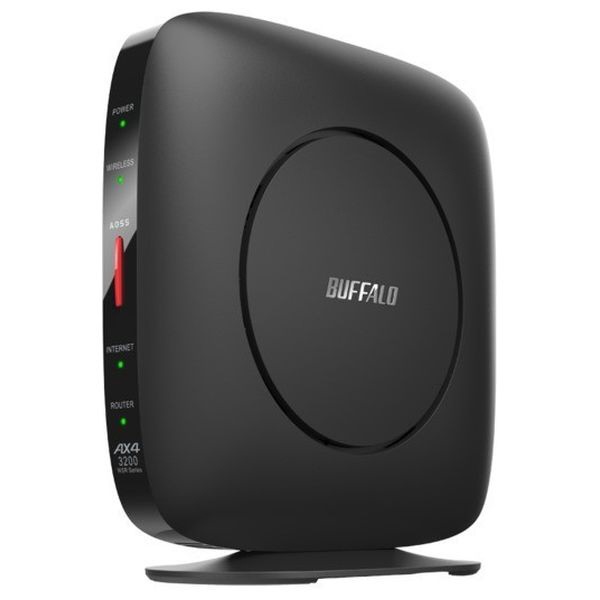 Wi-Fi롼 Ƶ AirStation ֥å WSR-3200AX4S-BK [Wi-Fi 6(ax) /IPv6б]