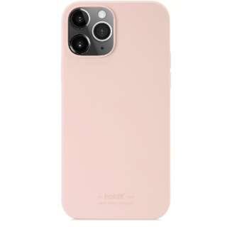 供iPhone12/12pro使用的软感觉硅胶包14783毛刷粉红