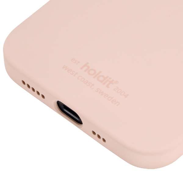 供iPhone12/12pro使用的软感觉硅胶包14783毛刷粉红_4