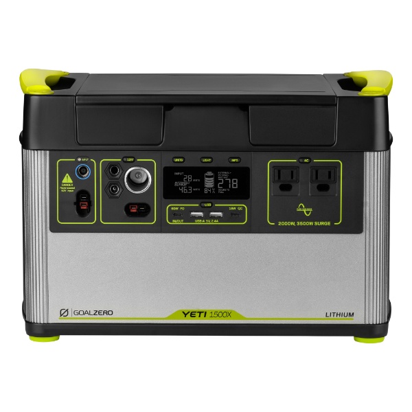 ポータブル電源 Yeti 1500X 120V Power Station 36300 [リチウムイオン電池 /10出力  /USB-C充電・ソーラー(別売) /USB Power Delivery対応]
