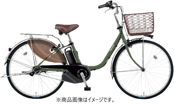 26型 電動アシスト自転車 ビビFX（マットオリーブ/内装3段変速) BE