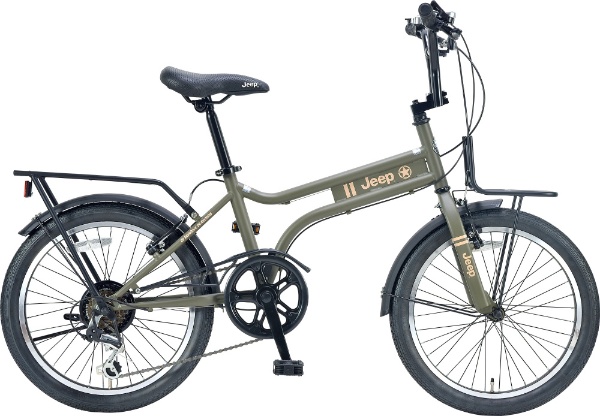 20型 自転車 JEEP JE-206MX(SAND/外装6段変速) JE-206MX【2021年モデル】 お届け地域限定商品【キャンセル・返品不可】  ジープ｜Jeep 通販 | ビックカメラ.com