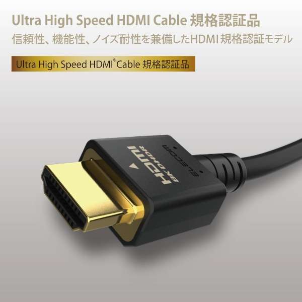 HDMIP[u Ultra High Speed HDMI 5m 8K 60p / 4K 120p bL y TV Nintendo Switch PS5 PS4 Ήz (^CvAE19s - ^CvAE19s) HDMI2.1 C[TlbgΉ RoHSwߏ HEC eARCΉ ubN ubN DH-HD21E50BK [5m /HDMIHDMI /X^_[h^Cv_2