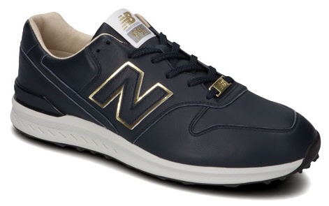 26.5cm メンズ ゴルフシューズ new balance golf スパイクレス UGLS996(ネイビー)