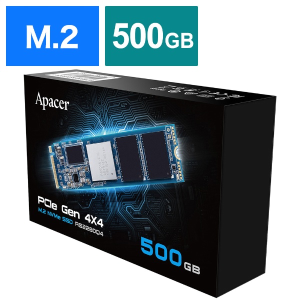 AP500GAS2280Q4-1 内蔵SSD PCI-Express接続 [500GB /M.2] 【バルク品 ...