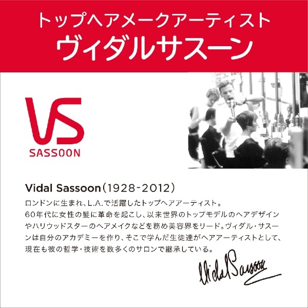 ヴィダルサスーン ヘアアイロン ブラック VSI-1020/KJ [交流（コード）式] ヴィダルサスーン｜Vidal Sassoon 通販 