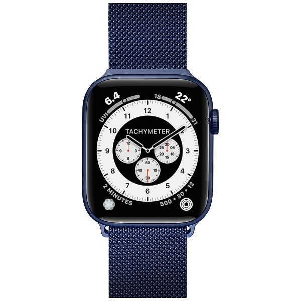 Apple Watch 1-8/SE1-3/ULTRA 42/44/45/49mm STEEL LOOP NAVY BLUE