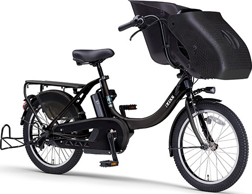 20型 幼児2人同乗電動アシスト自転車 PAS Kiss mini un(マットブラック2/内装3段変速) PA20KXL【2021年モデル】  2021年モデル【キャンセル・返品不可】