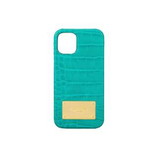 iPhone 12 mini Croco Embossed PU Leather Shell CSCCE-IP10TQO ^[RCY