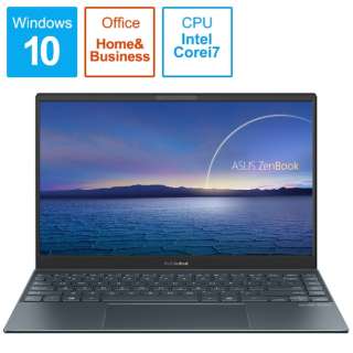 m[gp\R ZenBook 13 pCO[ UX325EA-EG124TS [13.3^ /Windows10 Home /intel Core i7 /Office HomeandBusiness /F16GB /SSDF512GB /2020N11f]