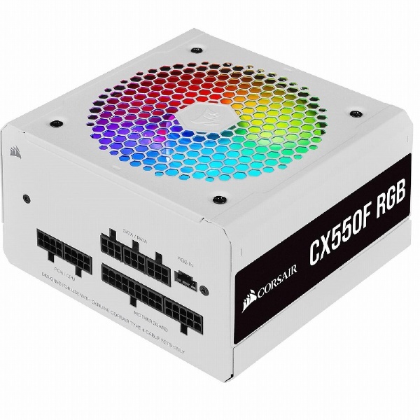 PC電源 CX550F RGB WHT ホワイト CP-9020225-JP [550W /ATX /Bronze] CORSAIR｜コルセア 通販  | ビックカメラ.com