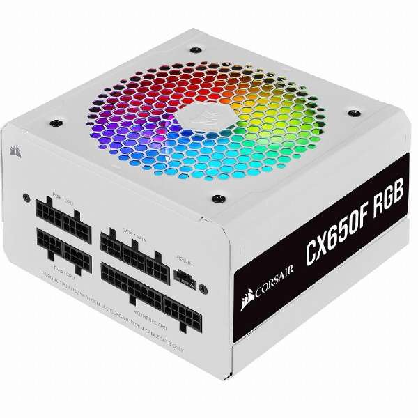 PC電源 CX650F RGB WHT ホワイト CP-9020226-JP [650W /ATX /Bronze]_1