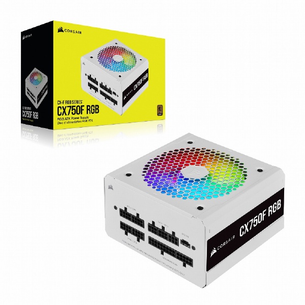 PC電源 CX750F RGB WHT ホワイト CP-9020227-JP [750W /ATX /Bronze]
