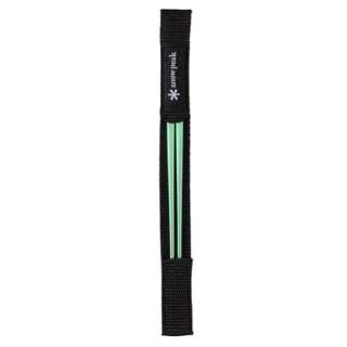 钛前部尖细的筷子绿色SCT-115-GR