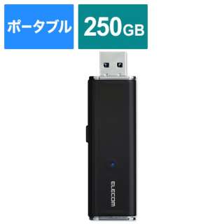ESD-EMN0250GBK OtSSD USB-Aڑ PS4Ή ubN [250GB /|[^u^] yïׁAOsǂɂԕiEsz