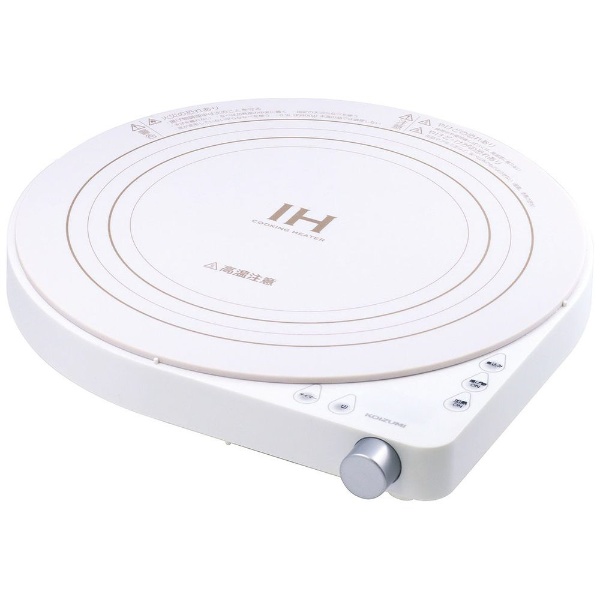 IHクッキングヒーター ホワイト KIH-1404/W [1口 /100V] コイズミ