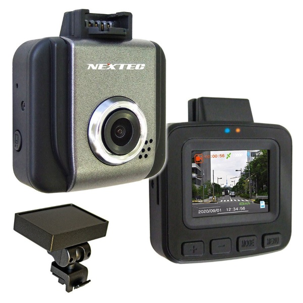 ドライブレコーダー NEXTEC NX-DRW2PLUSE [前後カメラ対応 /Full HD（200万画素） /一体型]