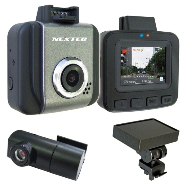 前後２カメラドライブレコーダー NEXTEC NX-DRW22PLUSE [前後カメラ対応 /Full HD（200万画素） /セパレート型]