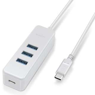 U3HC-T431P5WH USB-C  USB-C{USB-A ϊnu 0.3m(iPadOS/Mac/Windows11Ή) zCg [oXZtp[ /4|[g /USB 3.1 Gen1Ή /USB Power DeliveryΉ]_1