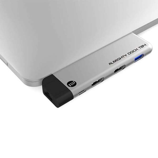 MacBook Pro / AirpmThunderbolt 32 IXX J[hXbg2 / HDMI2 /LAN / USB-A / USB-CnUSB PDΉ 60W hbLOXe[V Vo[ TUN-OT-000066 [USB Power DeliveryΉ]_2