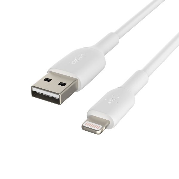 BOOSTCHARGE USB-A to 饤ȥ˥ PVC֥ 2m ۥ磻 CAA001bt2MWH [2m]