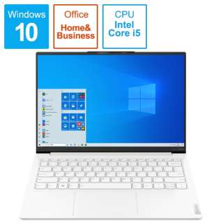 ノートパソコン YogaSlim750iCarbon ムーンホワイト 82EV003BJP [13.3型 /Windows10 Home /intel Core i5 /Office HomeandBusiness /メモリ：8GB /SSD：512GB /2020年12月モデル]_1
