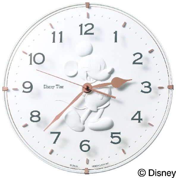 からくり時計 【Disney Time（ディズニータイム）アナと雪の女王】 白 