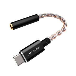 小型ポータブル DAC アンプ (USB Type C φ3.5 mm jack) ブラック RK-DA50CK [DAC機能対応 /ハイレゾ対応]