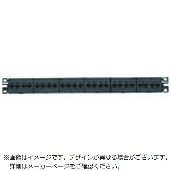 パンドウイット 高密度モジュラーパッチパネル枠 ラベル幅大(6.4mm) 48ポート CPP48HDEWBL(1個) 品番：CPP48HDEWBL - 3