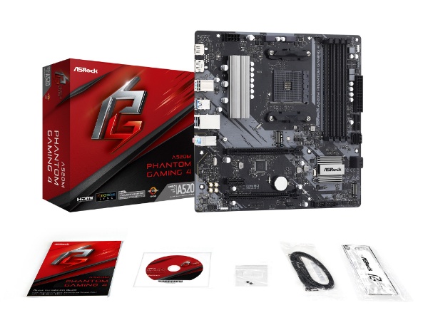 マザーボード A520M Phantom Gaming 4 [MicroATX /Socket AM4] ASROCK｜アスロック 通販 |  ビックカメラ.com