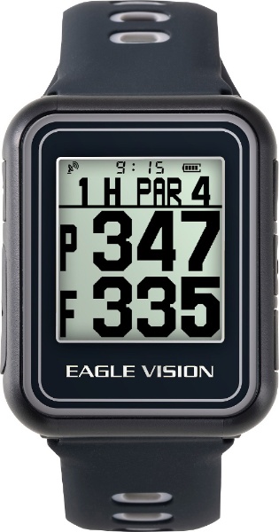GPSゴルフナビゲーションウォッチ EAGLE VISION -watch5-(ブラック) EV019 【返品交換不可】