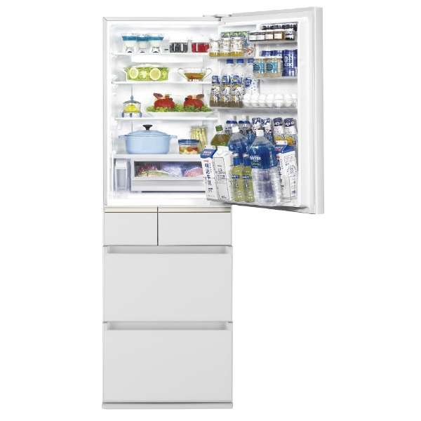 【アウトレット品】 冷蔵庫 PVタイプ スノーホワイト NR-E415PV-W [5ドア /右開きタイプ /406L] 【生産完了品】
