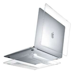 MacBook Air（M1、2020）（Retinaディスプレイ、13インチ、2020）用 ハードシェルカバー クリア IN-CMACA1304CL