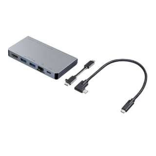 ［USB-C オス→メス HDMI / LAN / USB-Aｘ2 / USB-C］ USB PD対応 100W ドッキングステーション USB-3TCH15S2 [USB Power Delivery対応]