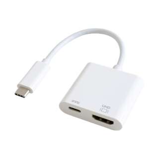 fϊA_v^ [USB-C IXX HDMI /USB-CXd /USB Power DeliveryΉ /60W] 4KΉ(Chrome/Mac/Windows) zCg GP-CHDH/W