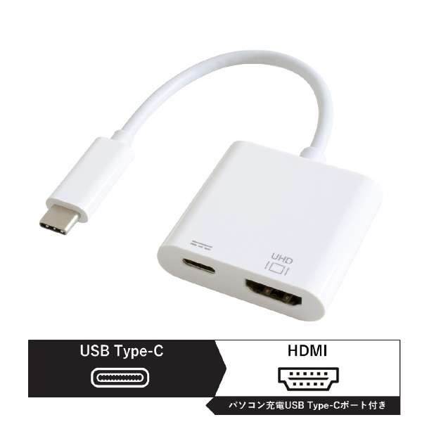 fϊA_v^ [USB-C IXX HDMI /USB-CXd /USB Power DeliveryΉ /60W] 4KΉ(Chrome/Mac/Windows) zCg GP-CHDH/W_3