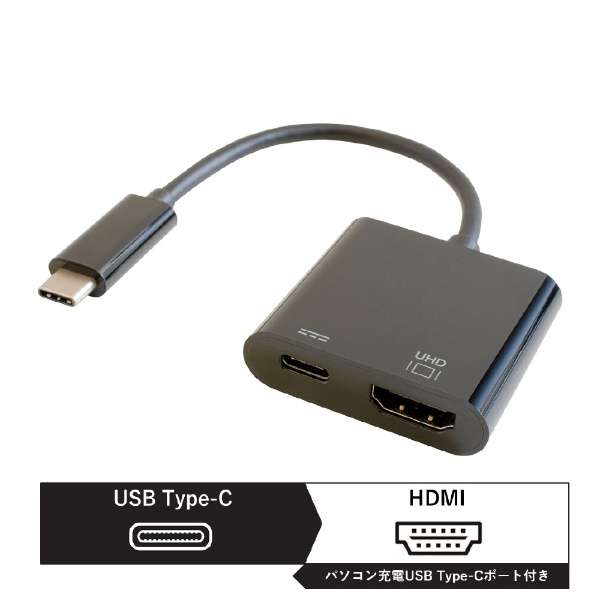 fϊA_v^ [USB-C IXX HDMI /USB-CXd /USB Power DeliveryΉ /60W] 4KΉ(Chrome/Mac/Windows) ubN GP-CHDH/B_3