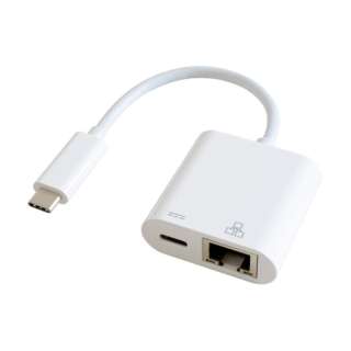 LANϊA_v^ [USB-C IXX LAN /USB-CXd /USB Power DeliveryΉ /60W] 1GbpsΉ(Chrome/iPadOS/Mac/Windows) zCg GP-CR45H/W