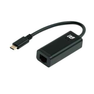 LAN変換アダプタ [USB-C オス→メス LAN] 1Gbps対応(Chrome/iPadOS/Mac/Windows11対応) RS-UCLAN